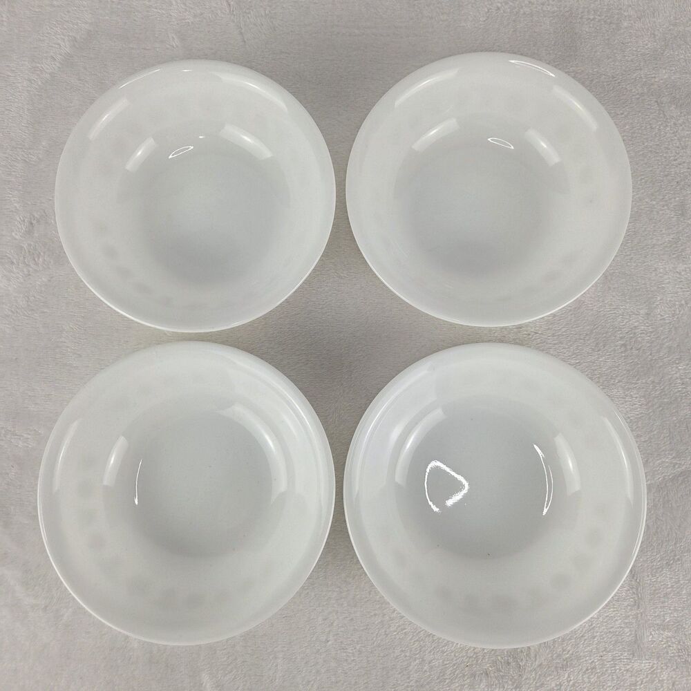 Vintage Corelle Butterfly Gold Berry/Fruit Dessert Bowls 5-3/8" Dessert Set of 4 - Picture 4 of 6